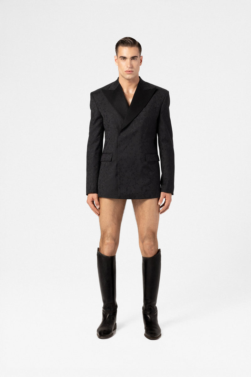 Men's jacquard blazer