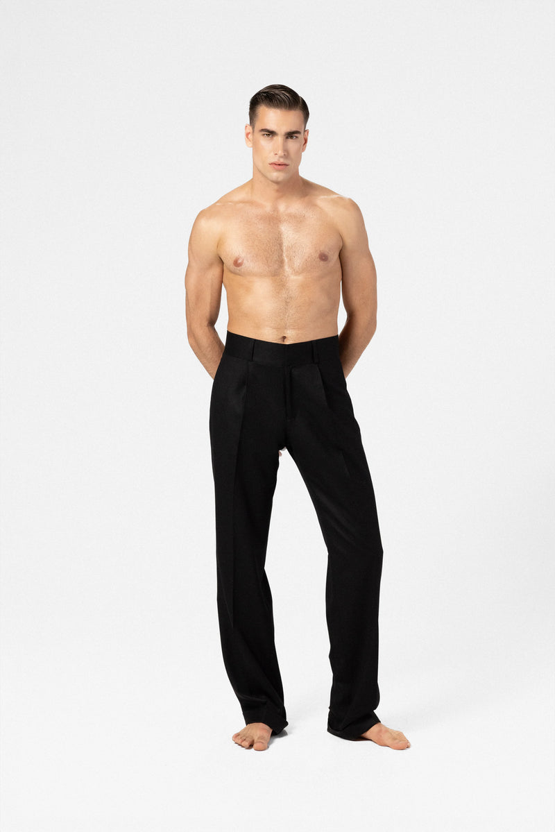 Men's wool flannel trousers