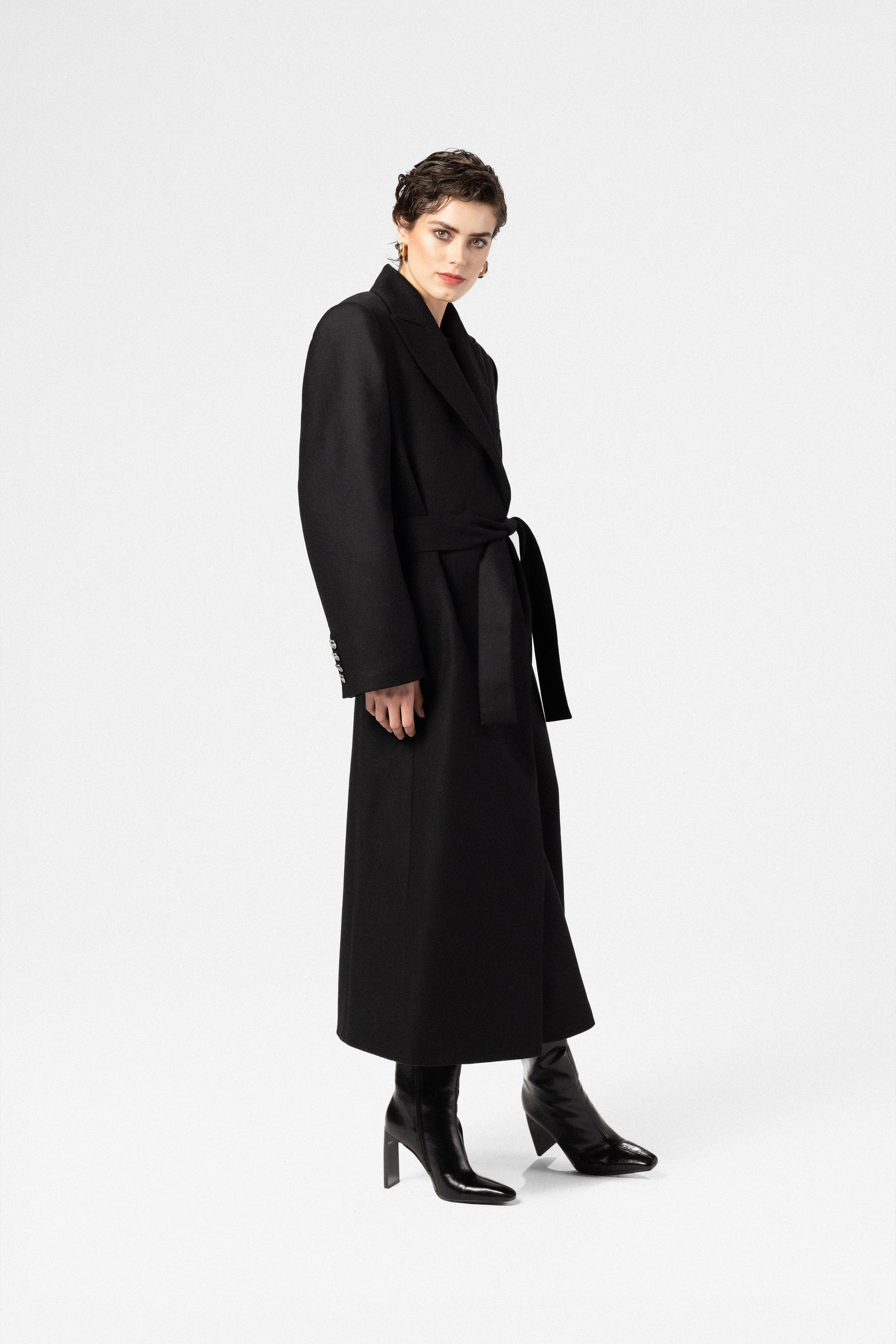 Women's wool and cashmere maxi coat LOGE LULU®