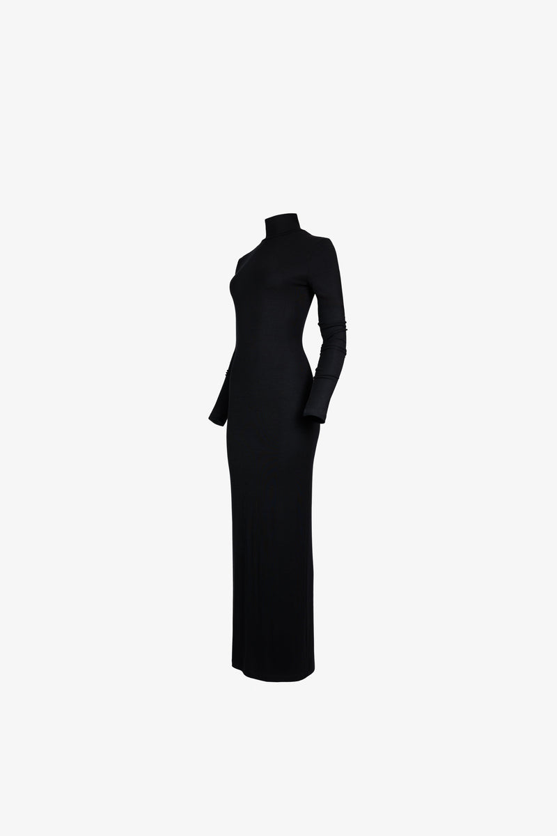 Maxi dress with open back