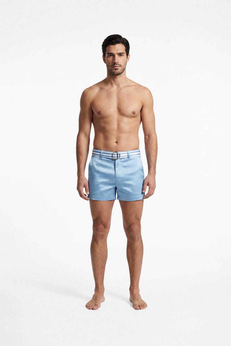 Men’s short satin shorts